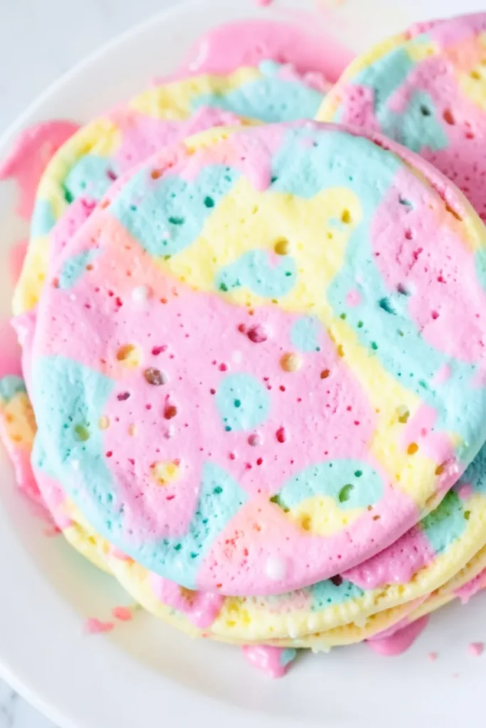 Whimsy Food Pastel Marshmallow Pancakes