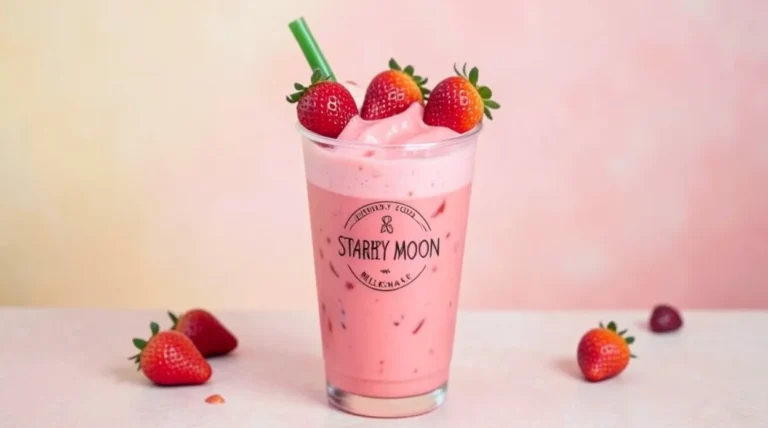 Whimsy Food Strawberry Moon Milkshake