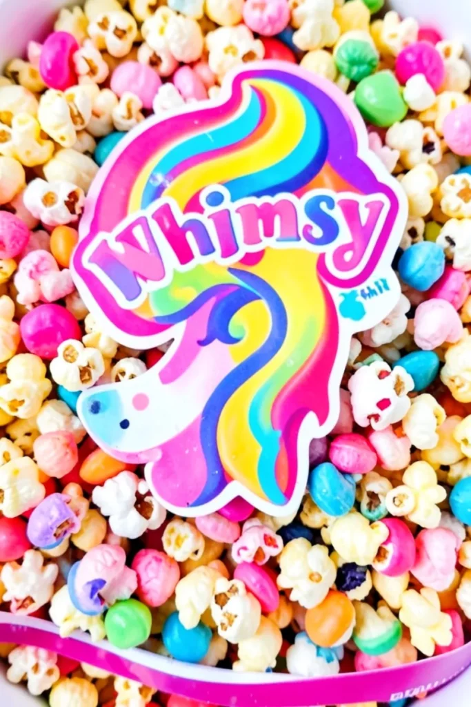 Whimsy Food Unicorn Popcorn Mix