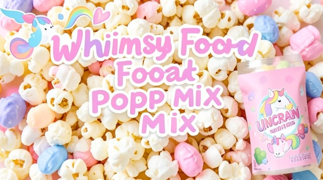 Whimsy Food Unicorn Popcorn Mix