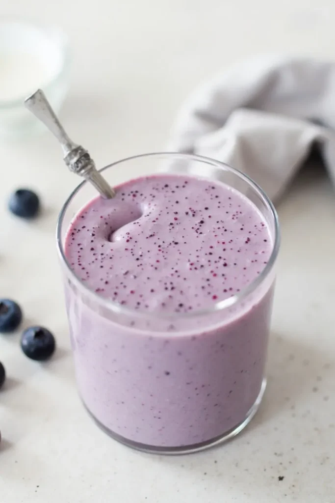 Why This Blueberry Protein Smoothie with Yogurt Slaps
