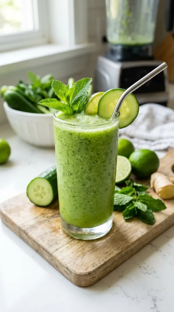 Why This Cucumber Mint Detox Smoothie Is Your New Best Friend