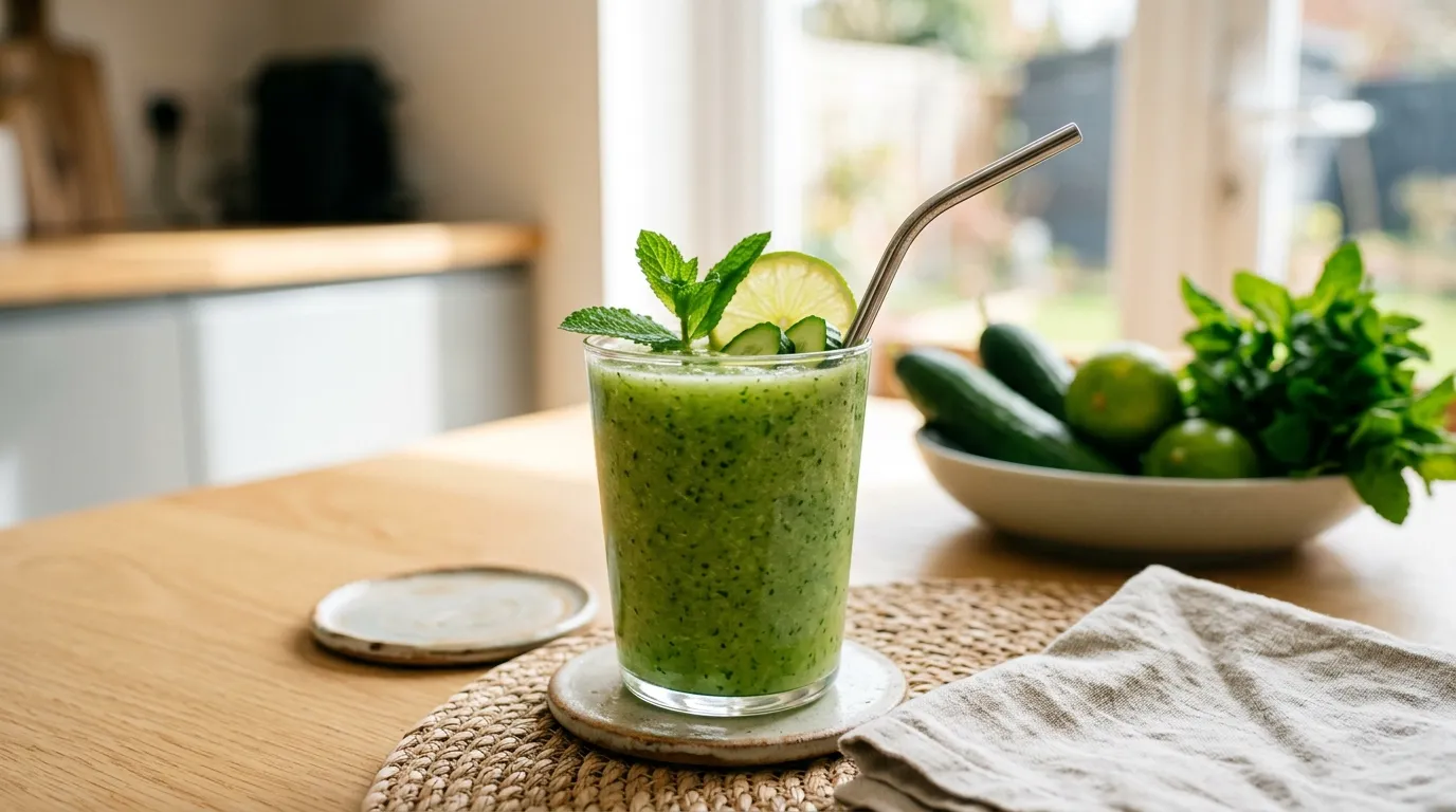 Why This Cucumber Mint Detox Smoothie Is Your New Best Friend