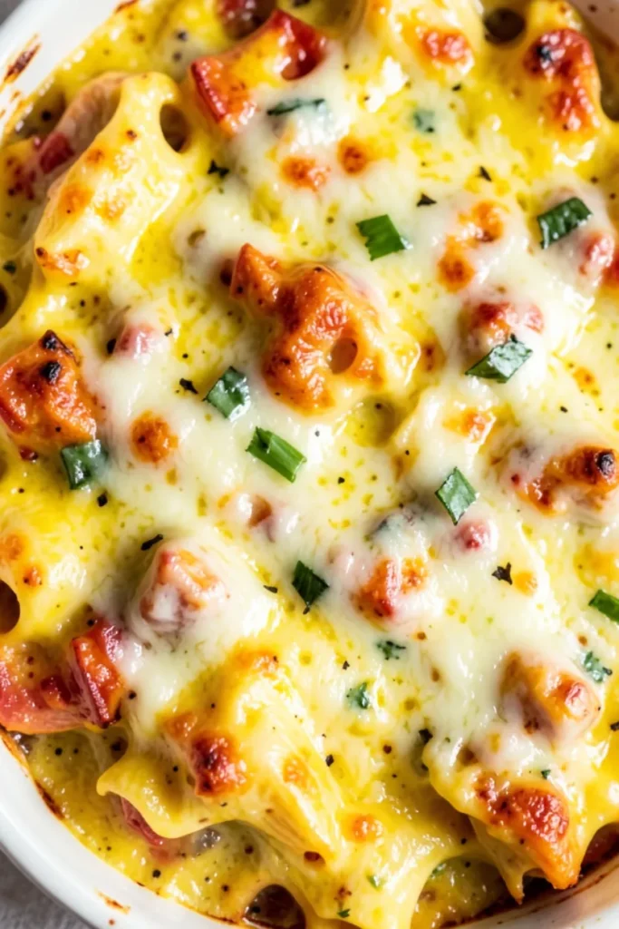 Chicken Alfredo Bake