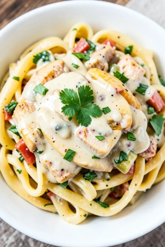 Creamy Garlic Chicken Pasta
