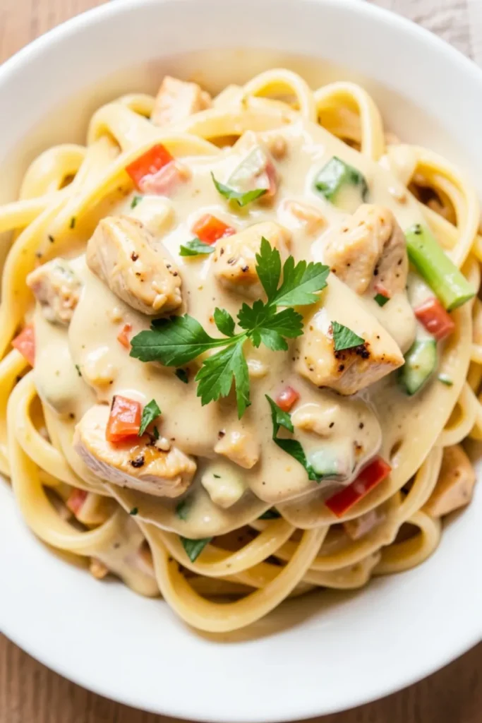 Creamy Garlic Chicken Pasta
