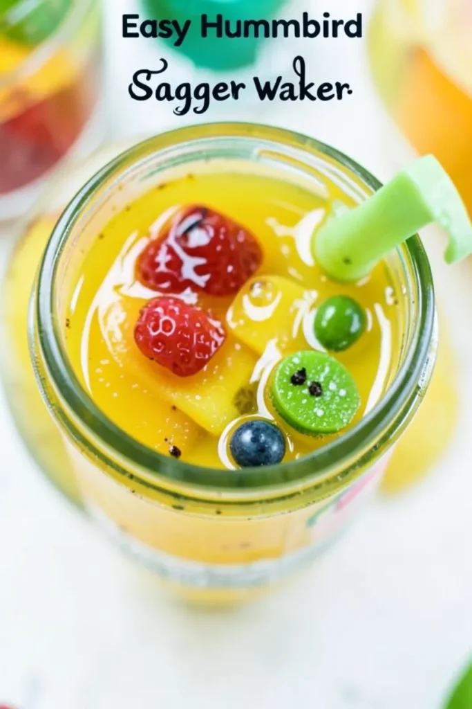 Easy 4-to-1 Hummingbird Sugar Water.