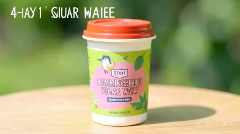 Easy 4-to-1 Hummingbird Sugar Water
