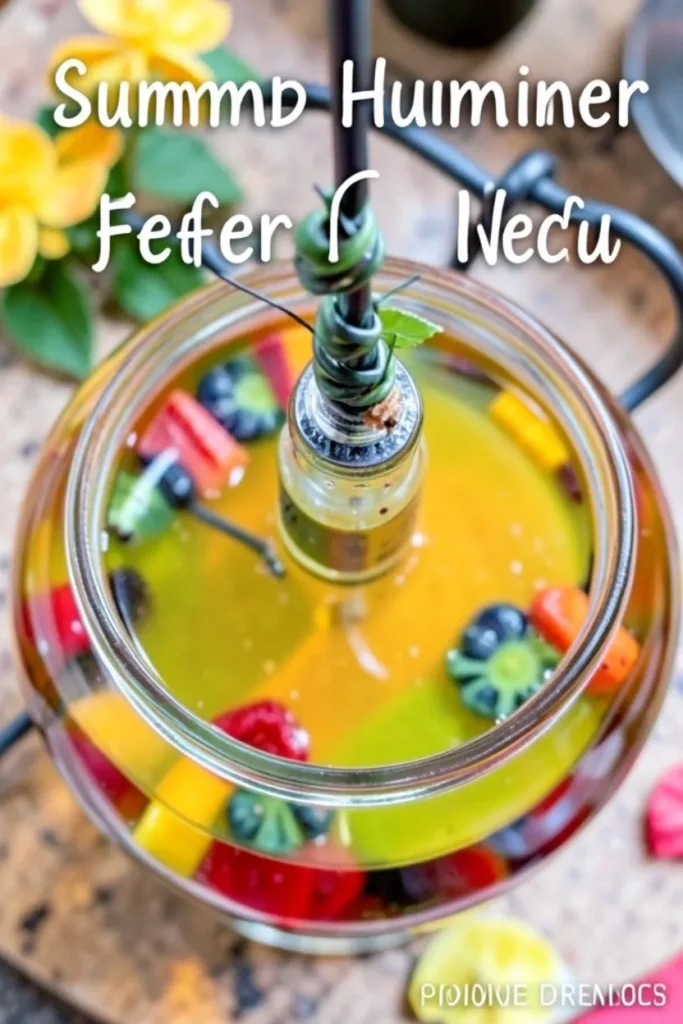 Homemade Summer Hummingbird Feeder Nectar