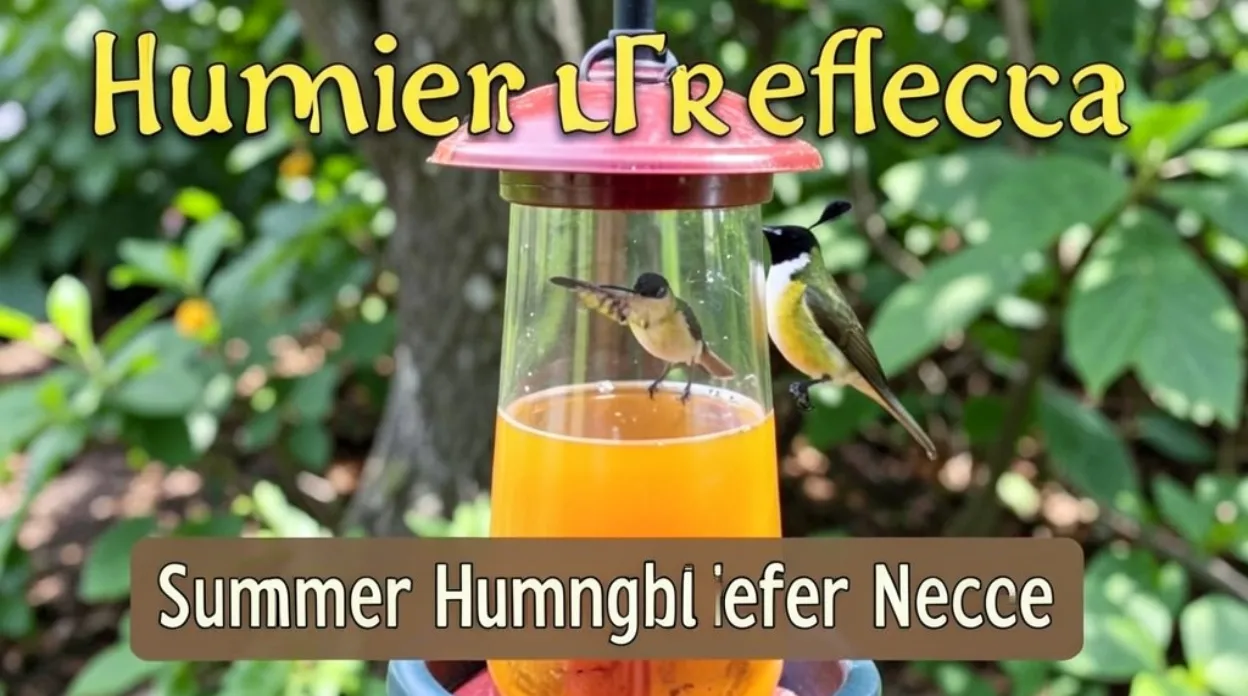 Homemade Summer Hummingbird Feeder Nectar