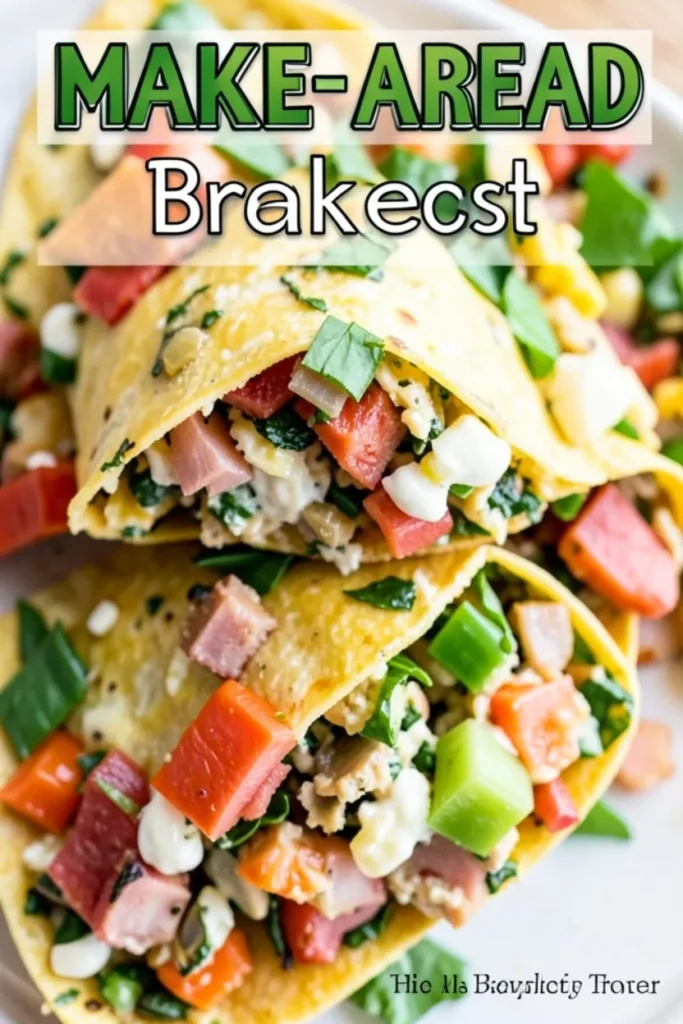Make-Ahead Breakfast Burritos