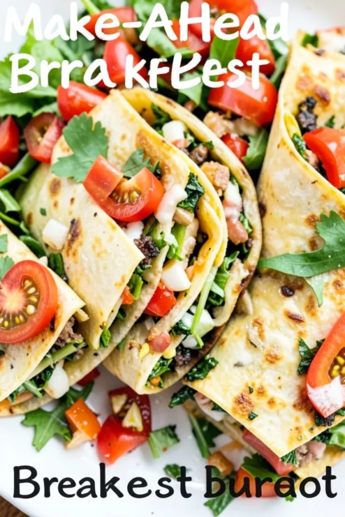 Make-Ahead Breakfast Burritos