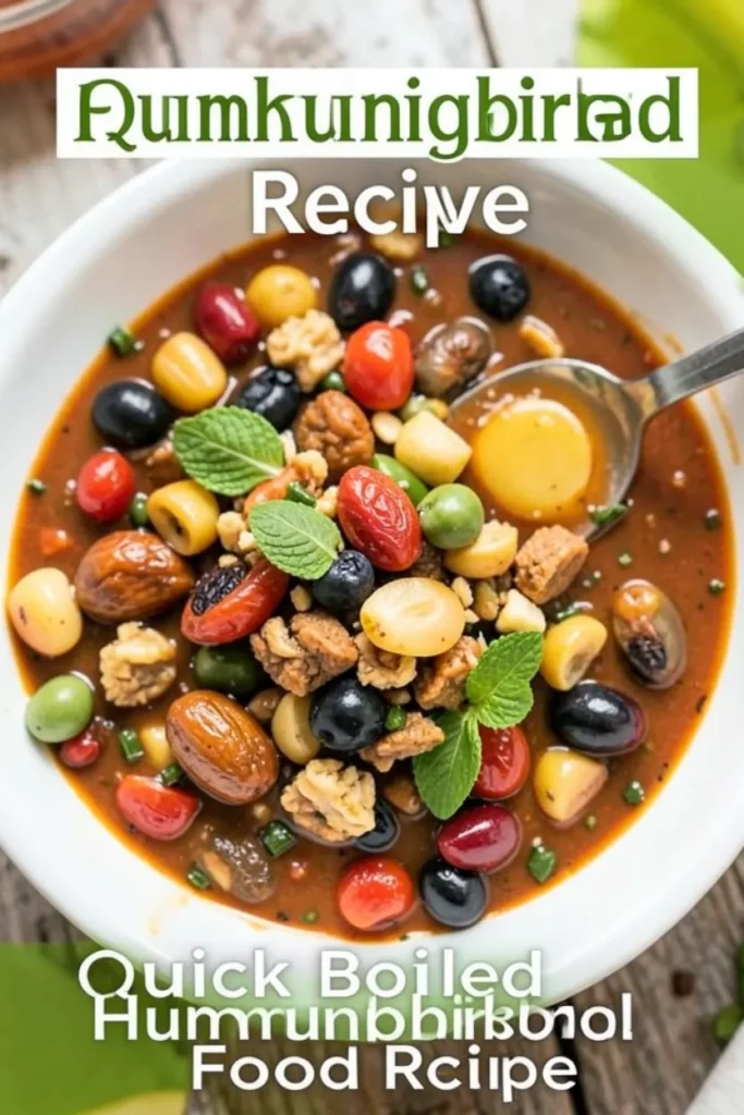 Quick Boiled Hummingbird Food Recipe