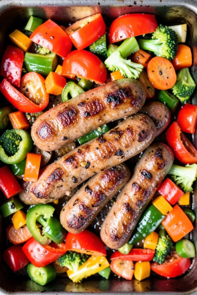 Sheet Pan Sausage and Veggies