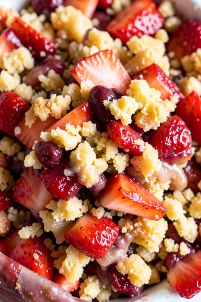 Strawberry Rhubarb Crisp