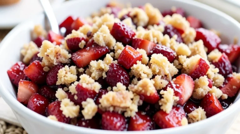 Strawberry Rhubarb Crisp