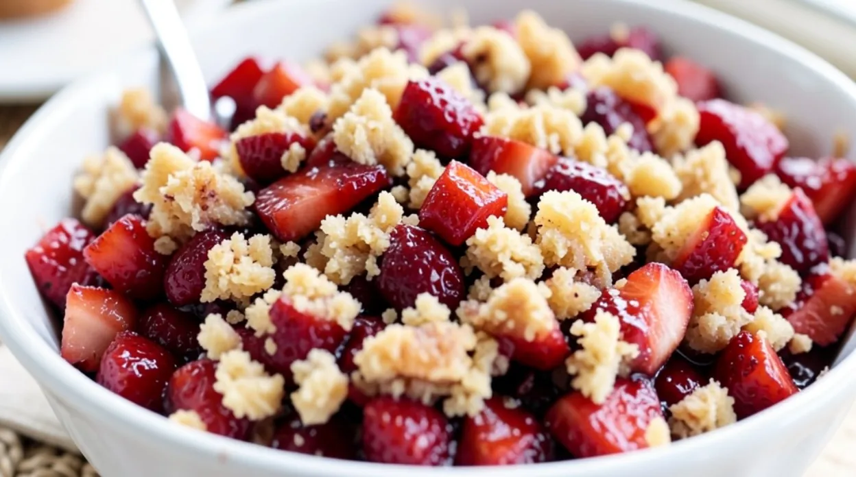 Strawberry Rhubarb Crisp